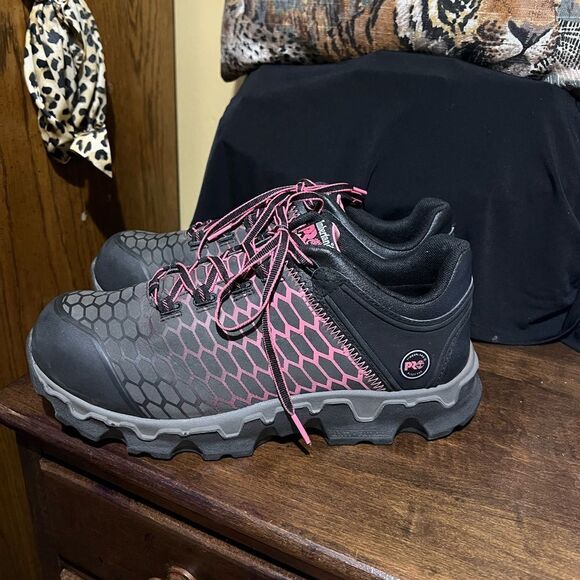 WOMEN'S TIMBERLAND PRO® POWERTRAIN SPORT ALLOY TOE WORK SNEAKER - Picture 4 of 6